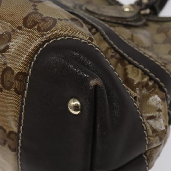 GUCCI GG Crystal Tote Bag Brown 223964 Auth KD062 - Picture 12 of 16